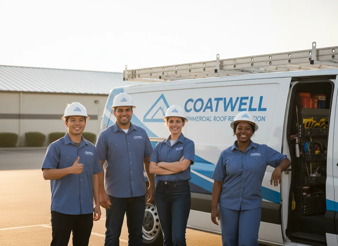 Commercial roof coating company in Hobart, OK